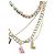 Cintura collana multicolore multichains 17P di Chanel Silver hardware - vista 3