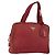 Prada Tote Zip Around Tessuto Medio Rosso