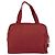 Prada Tote Zip Around Tessuto Medio Rosso - vista 2