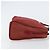 Prada Tote Zip Around Tessuto Medio Rosso - vista 3