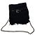 Borsa a tracolla Christian Louboutin in suede nero