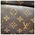 Borsa Pallas Chain Shopper Monogram in tela Louis Vuitton marrone / nera - vista 10