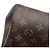 Borsa Pallas Chain Shopper Monogram in tela Louis Vuitton marrone / nera - vista 14