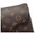 Borsa Pallas Chain Shopper Monogram in tela Louis Vuitton marrone / nera - vista 15