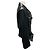 Michael Kors Collection Black Lamb Leather Moto Zip Jacket - view 2