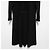 Autre Marque Ingeborg Spitzenlangkleid Schwarz - Ansicht 6