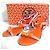 Sandálias de tiras de couro Tory Burch - vista 9