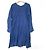 Autre Marque Vestido de algodón de manga larga Babaghuri Azul