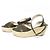 Sandali con zeppa e cintura Jimmy Choo Marrone - vista 4