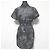Autre Marque Gürtel-Tunika-Kleid i BLUES Schwarz - Ansicht 2