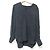 Autre Marque Tencel Denim Bluse ICB Schwarz