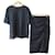 Autre Marque Conjunto de Algodón ICB Ripple Negro