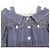 Autre Marque Lillian Carat Off-Shoulder Denim Kleid Blau - Ansicht 7