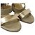 Jimmy Choo Leder Stiletto Gladiator Sandalen Golden - Ansicht 4