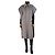 Y'S Grey wool-blend coat - size S