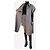 Y'S Grey wool-blend coat - size S - view 4