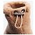 Loro Piana Botas de piel de oveja marrones - talla EU 37 (UK 4) Castaño - vista 5