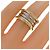 Bulgari Anillo B.zero1 de 4 bandas Bvlgari Dorado - vista 3