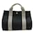 Borsa Tote PM Cannes di Hermès Nero Crudo Tela