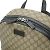 Zaino Gucci GG Supreme in beige e nero - vista 6