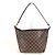 Borsa a Spalla Damier Illovo MM di Louis Vuitton Marrone Damier ebene