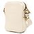 Gucci Mini Crossbody in Pelle Grana Bianca con Logo Bianco - vista 2