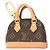 Charm per Borsa Micro Alma Monogramma Marrone Louis Vuitton Braun