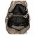 Borsa tote convertibile con zip laterale in vitello daino marrone Prada Taupe - vista 4