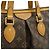 Louis Vuitton Monogram Palermo PM Tote Bag Braun Schwarz Monogramm - Ansicht 10