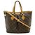 Louis Vuitton Monogram Palermo PM Tote Bag Braun Schwarz Monogramm - Ansicht 2