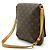 Borsa a Spalla Musette Salsa Monogramma Louis Vuitton Marrone Nero - vista 3