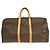 Borsa Keepall Louis Vuitton in tela Monogram 55 Marrone