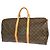 Borsa Keepall Louis Vuitton in tela Monogram 55 Marrone - vista 2