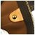 Borsa Keepall Louis Vuitton in tela Monogram 55 Marrone - vista 5