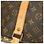 Borsa Keepall Louis Vuitton in tela Monogram 55 Marrone - vista 7