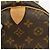 Borsa Keepall Louis Vuitton in tela Monogram 55 Marrone - vista 4
