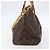 Borsa Louis Vuitton Palermo in tela Monogram PM Marrone - vista 4