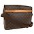 Borsa Messenger Abbesses Louis Vuitton in tela Monogram Marrone - vista 2