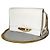 Alexander McQueen The Story borsa a tracolla in pelle bianca Bianco