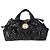 Gucci Hysteria Convertible Top Handle Bag Patent Small Black