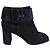 Stivaletti Max Mara Neri in Camoscio Nero