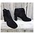 Stivaletti Max Mara Neri in Camoscio Nero - vista 3