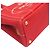 Prada Canapa Tote Mini Canvas Tasche Rot - Ansicht 7