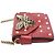 Borsa in pelle Gucci Broadway Pearl Bee Rosso - vista 5