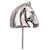 Spilla in argento Cheval Hermès - vista 4