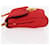Prada Pushlock Chain Flap Quilted Tessuto Small Rosso  - vista 4