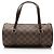 Borsa Louis Vuitton Vintage Damier Ebene Papillon 26 Marrone