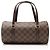 Borsa Louis Vuitton Vintage Damier Ebene Papillon 26 Marrone - vista 3