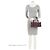 Borsa Louis Vuitton Vintage Damier Ebene Papillon 26 Marrone - vista 5