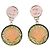 Orecchini in oro e colorati Chanel Rosa D'oro Arancione Giallo